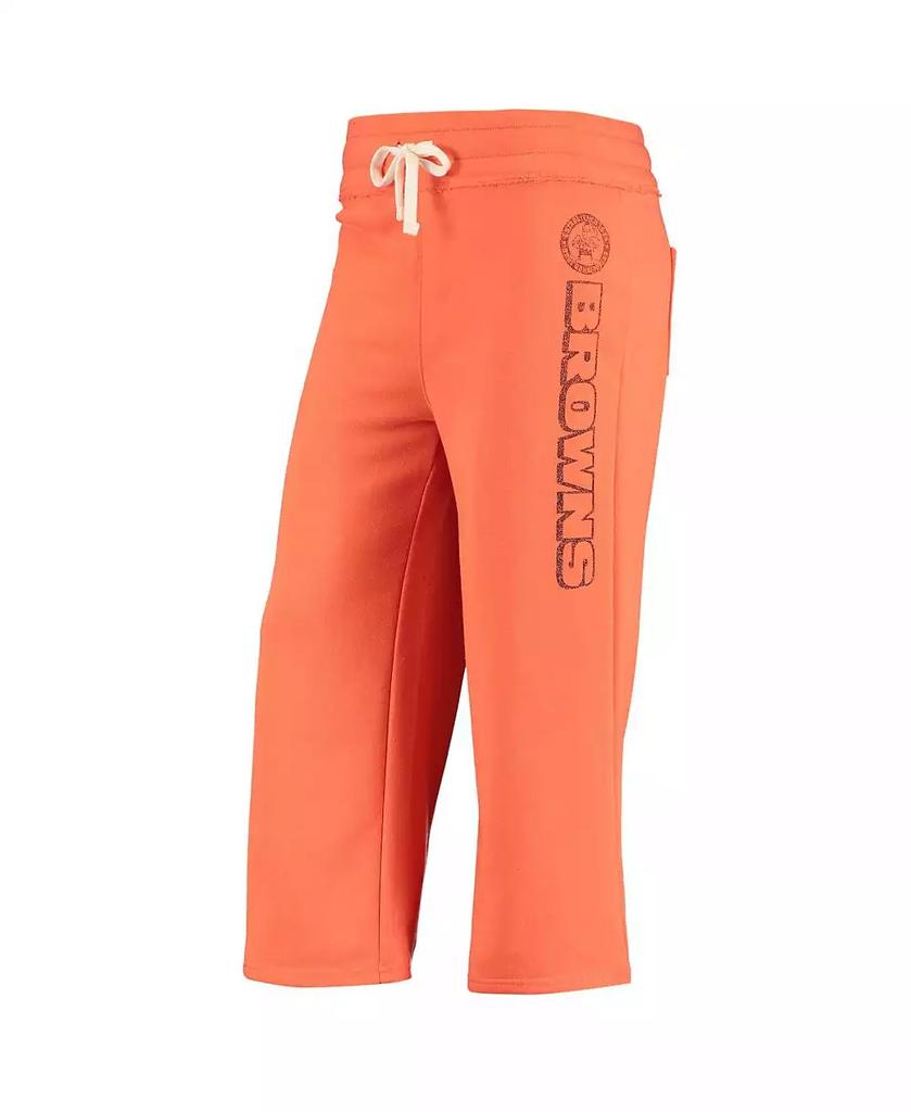 Junk Food Women's Orange Cleveland Browns Cropped Pants