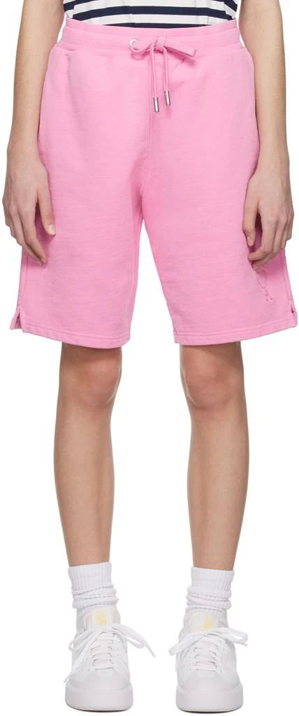 AMI Pink Ami de Cœur Shorts 1