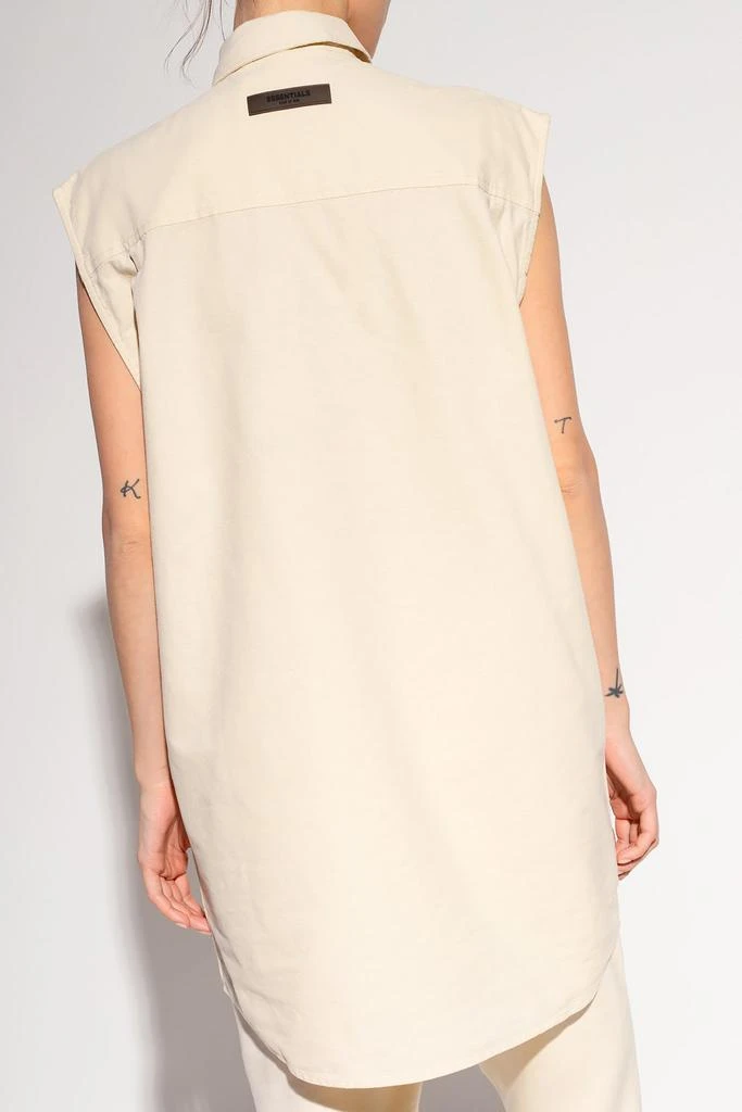 Essentials Fear Of God Essentials Logo Patch Sleeveless Shirt 3