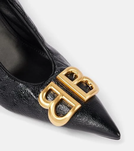 Balenciaga Monaco 90 leather pumps 5