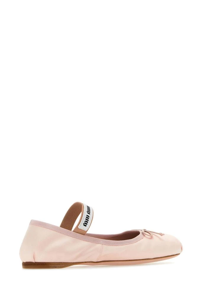 Miu Miu Light pink satin ballerinas 2