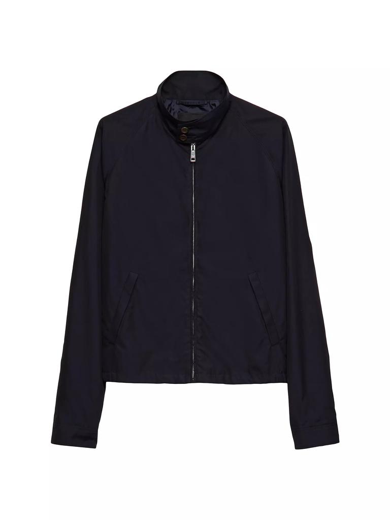Prada Prada Logo Patch Zip-Up Jacket - Jackets - Free