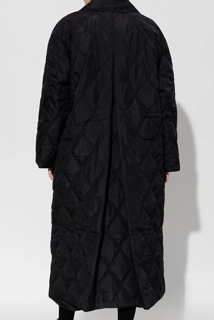 Ganni Ganni Ripstop Quilted Coat 4