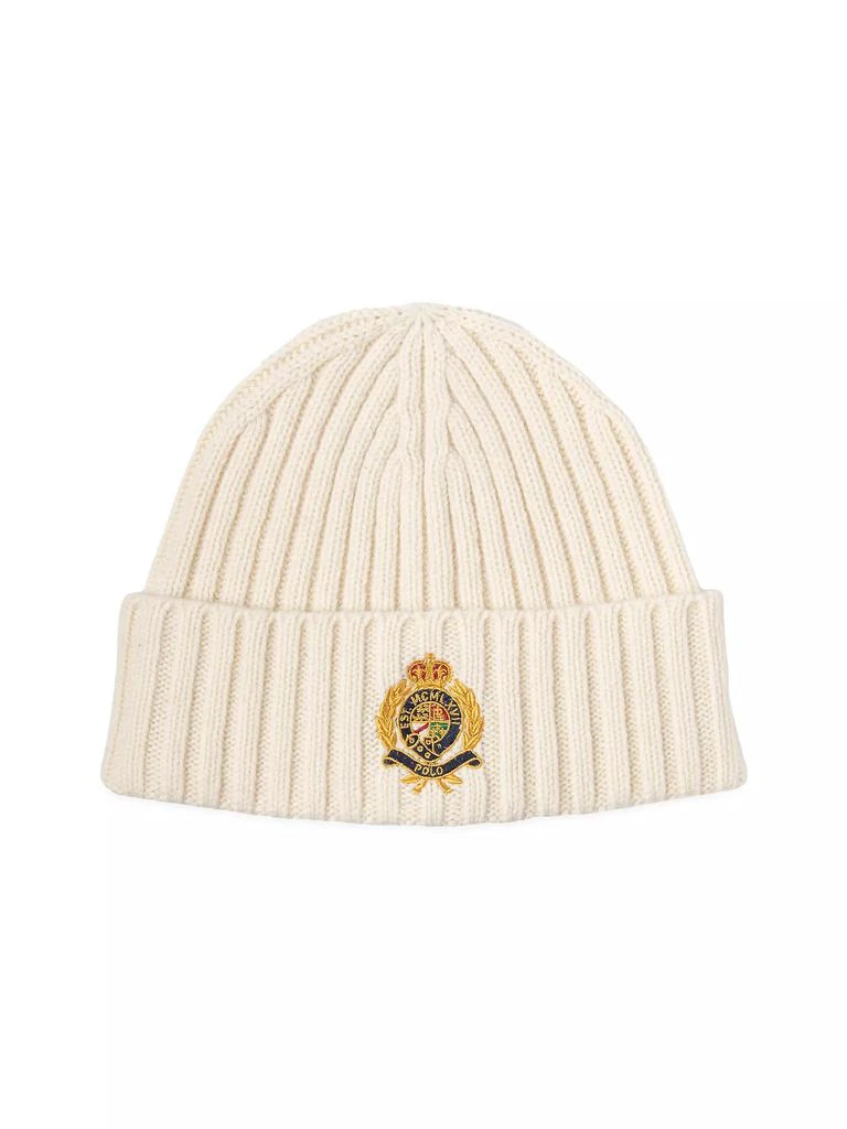 Ralph Lauren Holiday Crest Wool Beanie 1