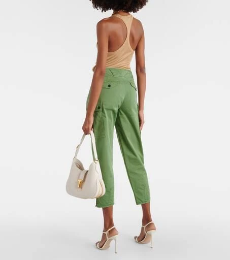 Tom Ford Low-rise cotton twill cargo pants 3