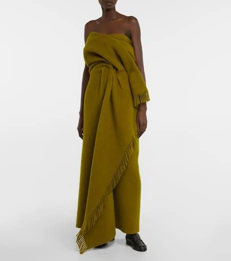 The Row Nimah wool and mohair maxi dress 2
