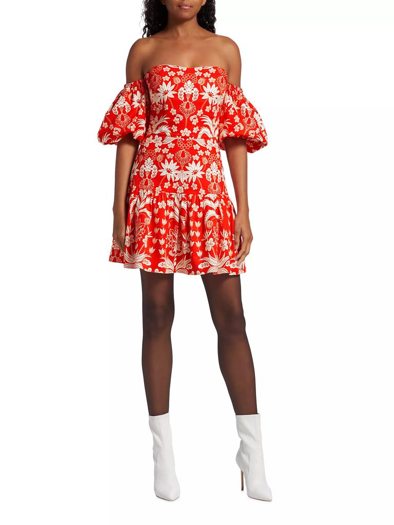 Borgo de Nor Ziggy Off-The-Shoulder Minidress