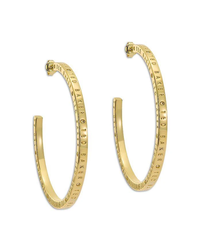 Ted Baker London Loa Logo Hoop Earrings 1