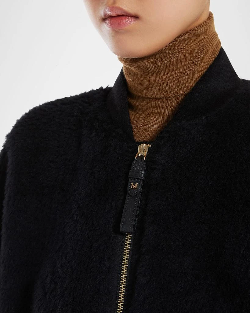 Max Mara Briose Wool Blend Wrap Poncho 4