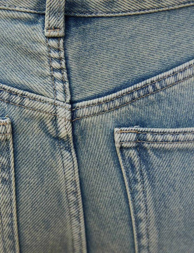 Pixie Market Carson Wide-Leg Faded Jeans 7