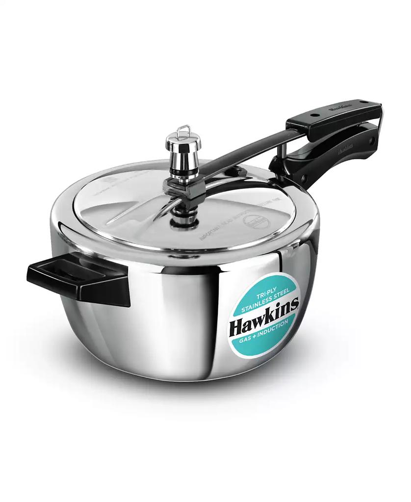 Hawkins 3.5 Liter Triply Stainless Steel Pressure Cooker