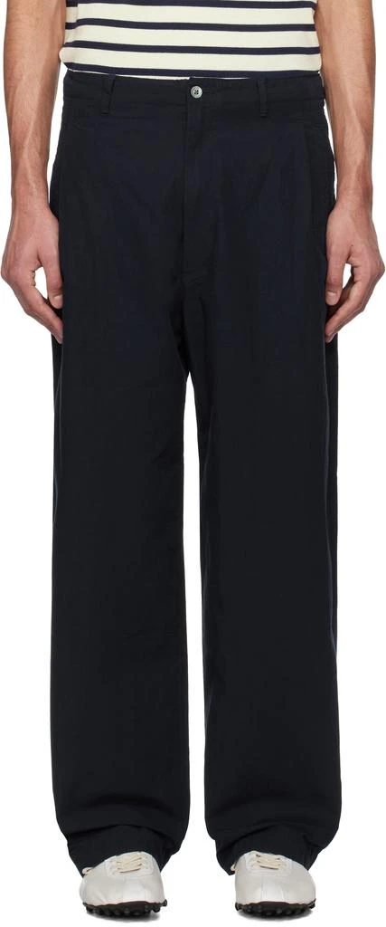 Nanamica Navy Tack Club Trousers 1
