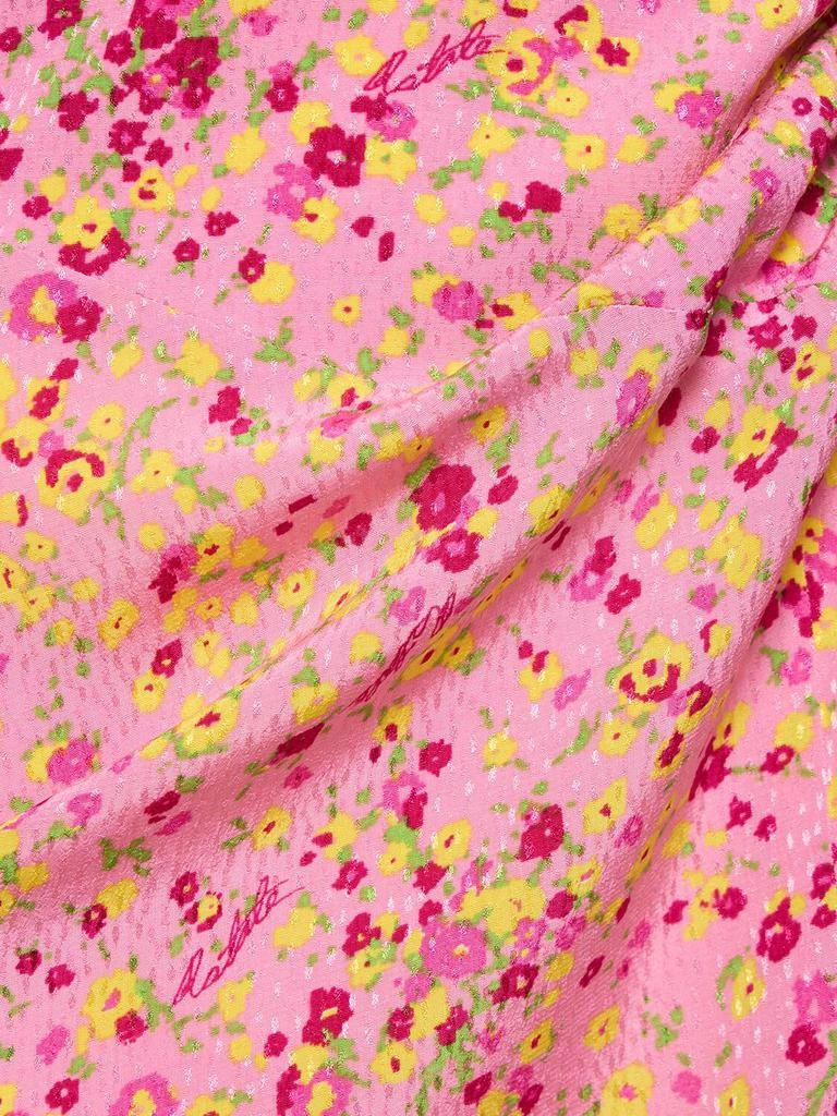 ROTATE Floral Print Jacquard Maxi Slip Dress 3