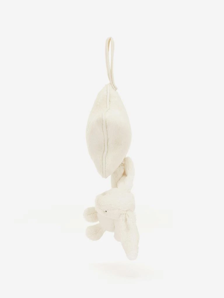 Jellycat Jellycat Bashful Bunny Musical Pull in White (30 CM) 3