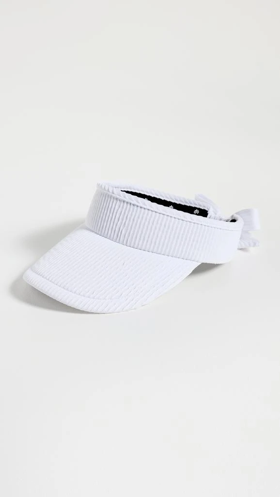 Lele Sadoughi Swimmer Bow Tie Visor 1