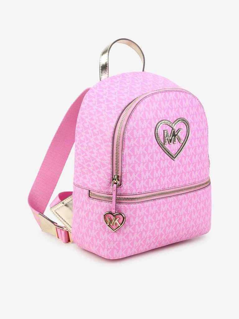 Michael Kors Girls Logo Backpack in Pink (29cm) 2