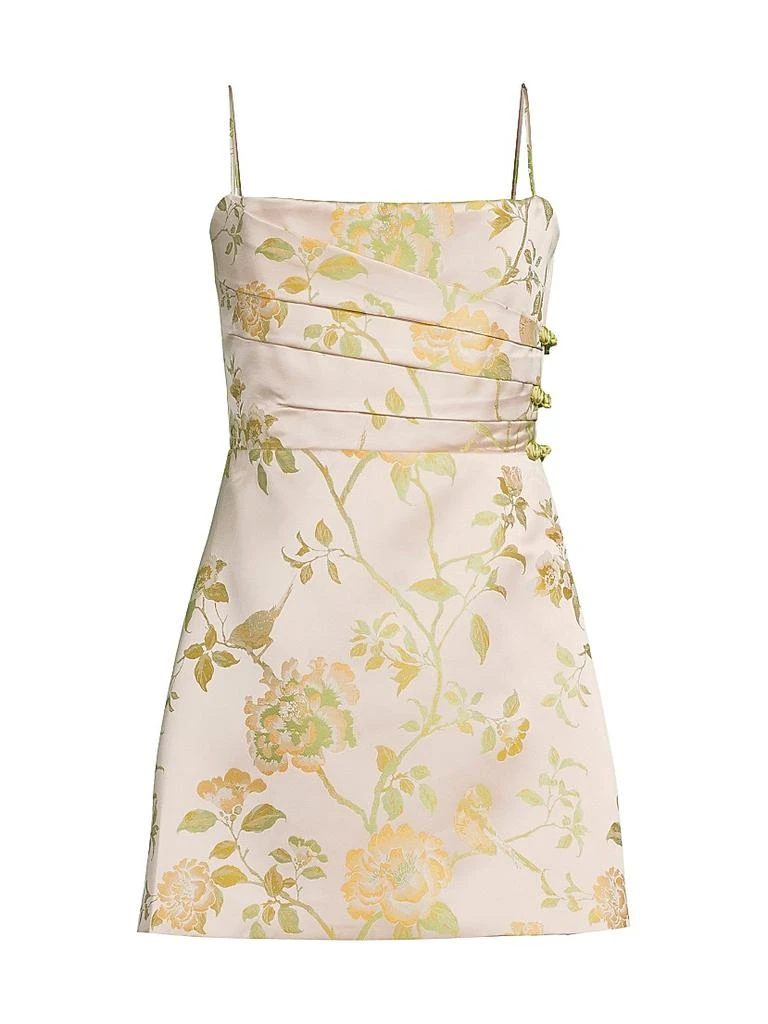 long sleeve floral dress Madeline in Pink Casual Midi Everyday Dress 4X