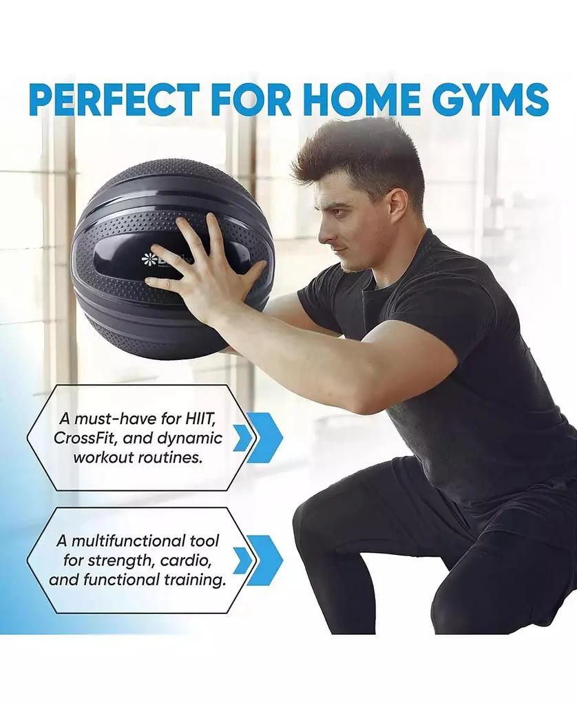 Bintiva Textured Slam Ball Kit - Black 2