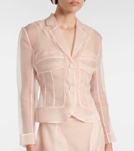 Simone Rocha Silk organza blouse 4