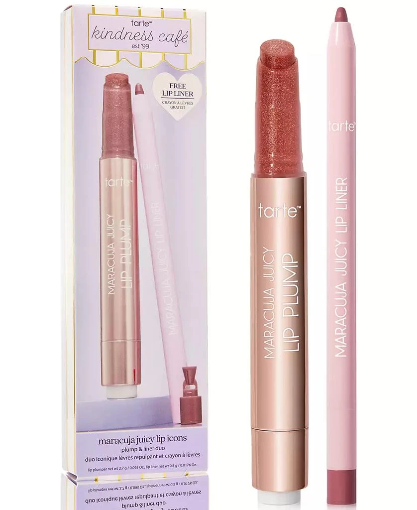 Tarte 2-Pc. Maracuja Juicy Lip Icons Plump
Liner Set - Rosy Mauve