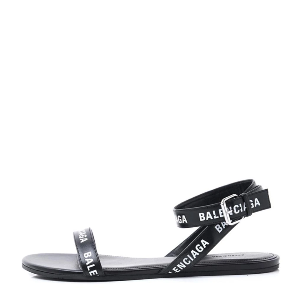 Balenciaga Balenciaga Logo Straps Flat Sandals