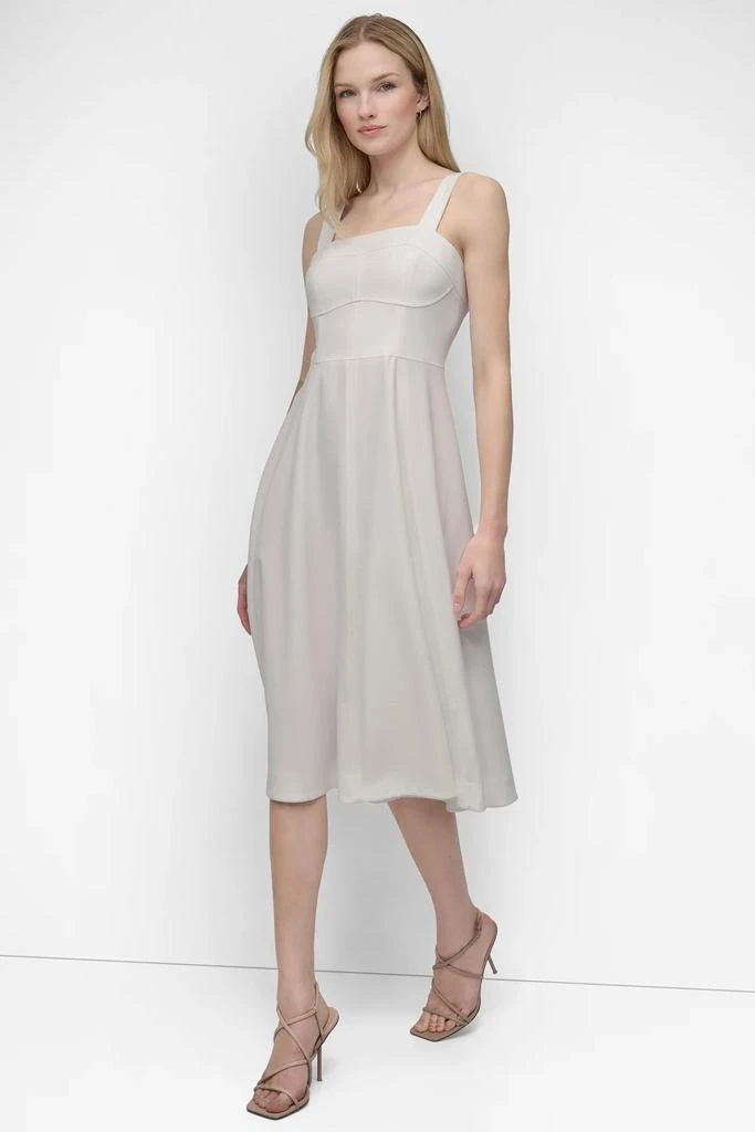 DKNY FIT & FLARE SEAMED DRESS 3