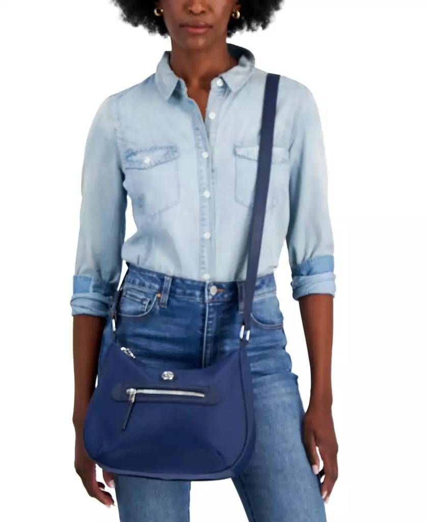 Giani Bernini Medium Nylon Hobo Bag, Created for Macy's 7