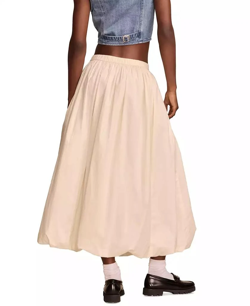Lucky Brand Women's Cotton Bubble-Hem Maxi Skirt 2