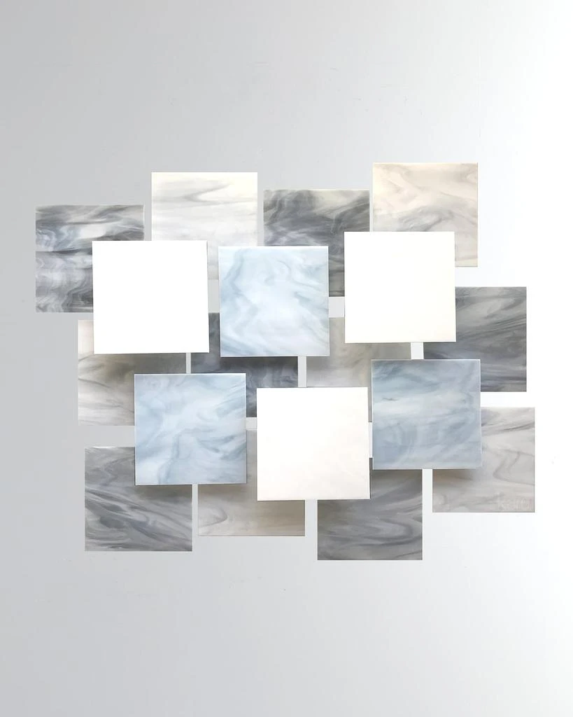 Karo Studios Glacial Glass Wall Sculpture 1