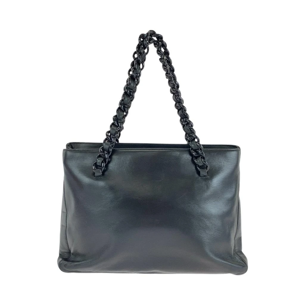 Prada Leather Plastic Handbag Tote Bag (Pre-Owned) 2