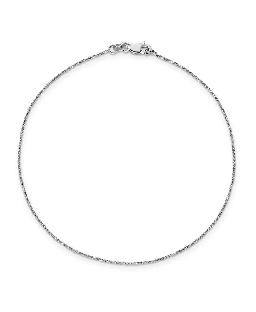 Macy
s Spiga Chain Anklet in 14k White Gold