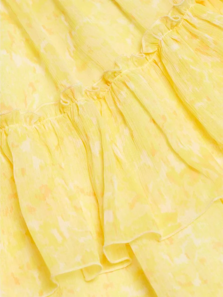 Cinq à Sept Fadrid Ruffle Chiffon Tiered Midi-Dress 7