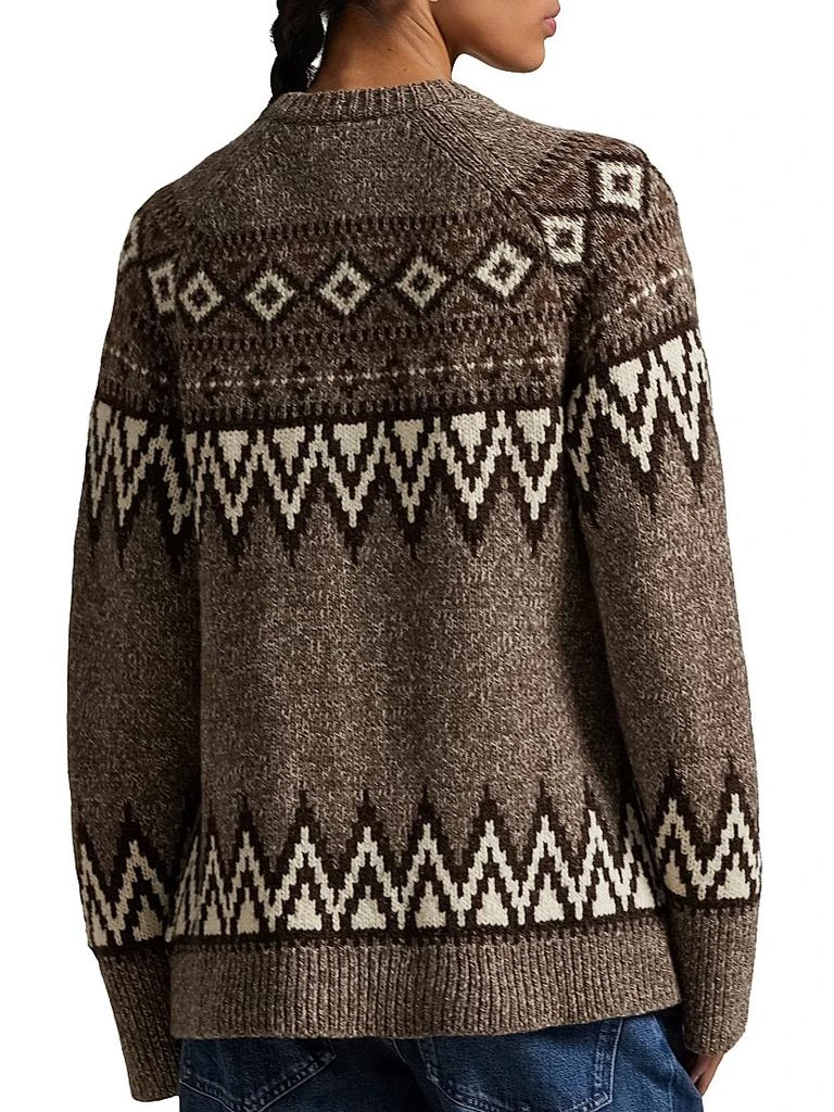 Ralph Lauren Fair Isle-Inspired Wool-Blend Cardigan 4