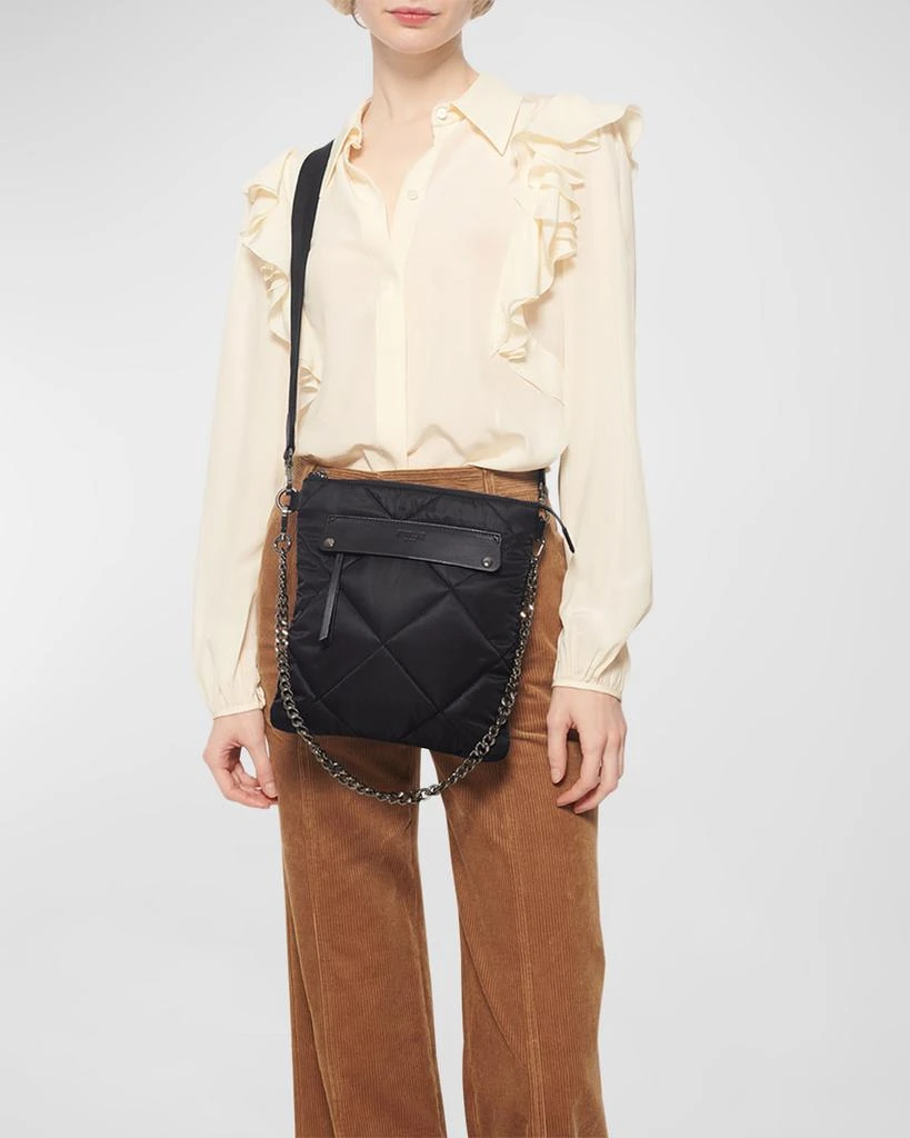 MZ Wallace Madison Quilted Flat Crossbody Bag 2