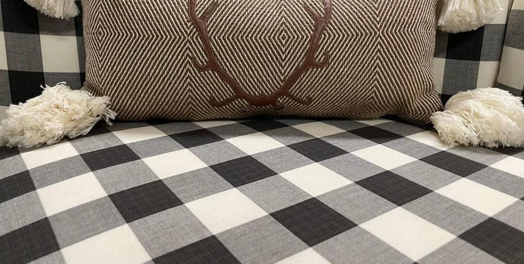 Mudpie Mudpie - Chevron Stag Pillow 1