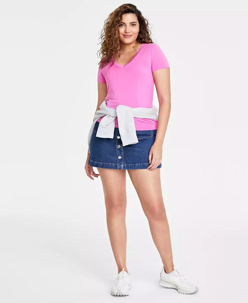 On 34th Women's Modal V-Neck T-Shirt, Created for Macy's