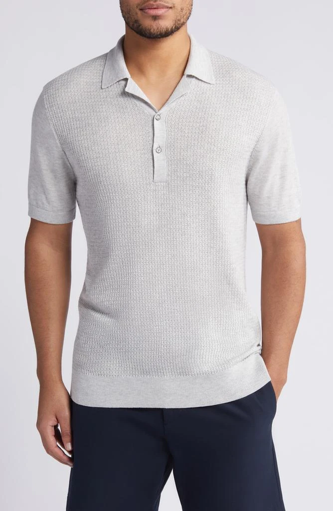 Ted Baker London Adio Textured Knit Polo 1