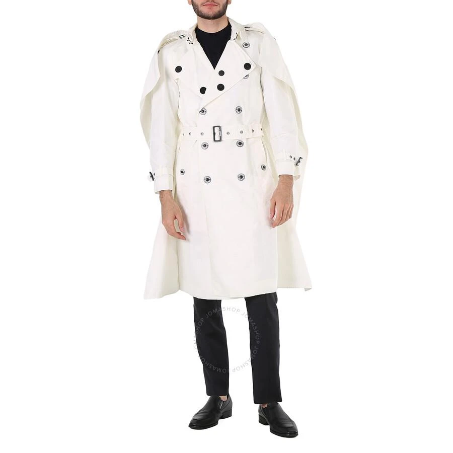 Burberry Technical Faille Reconstructed Double-breasted Cape Detail Trench Coat 1