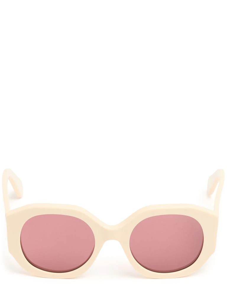 Chloé Oversized Logo Round Acetate Sunglasses 1