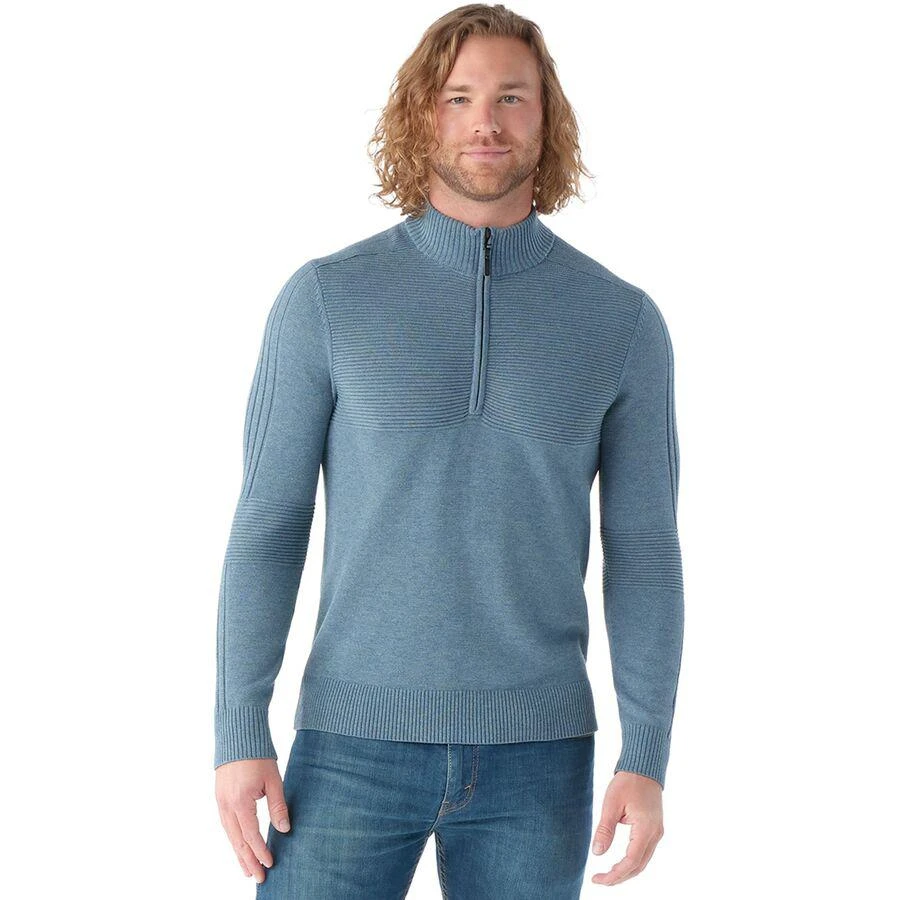 Smartwool Texture Half Zip Sweater - Men's 1