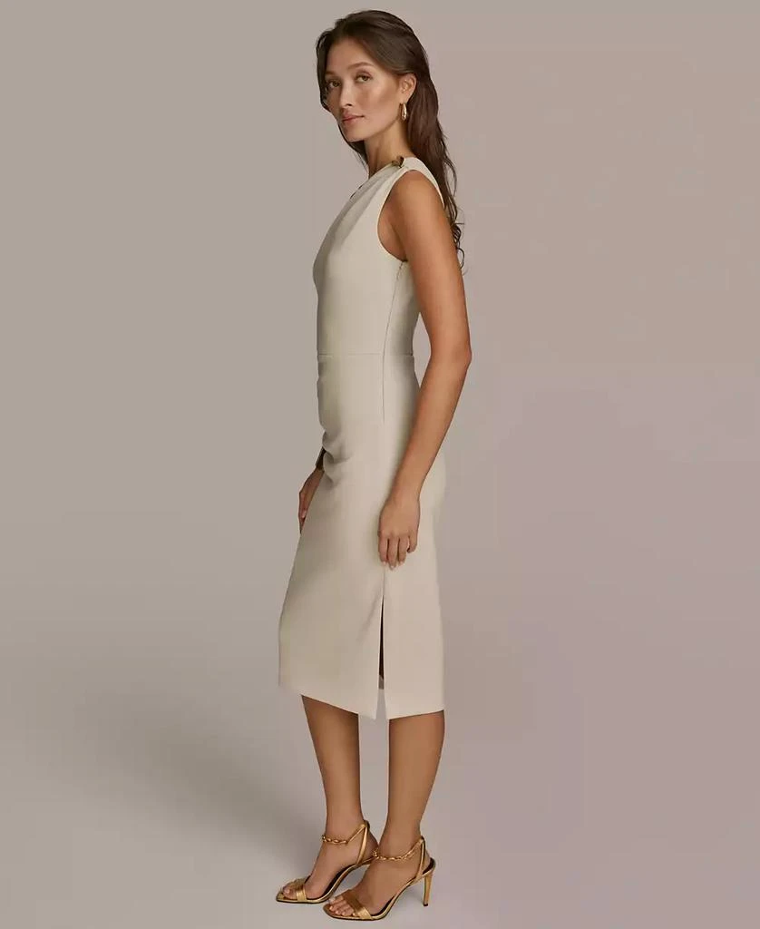 Donna Karan Women's Asymmetric-Neck Sheath Dress 4