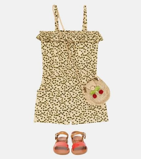Bonpoint Agrume printed romper 2
