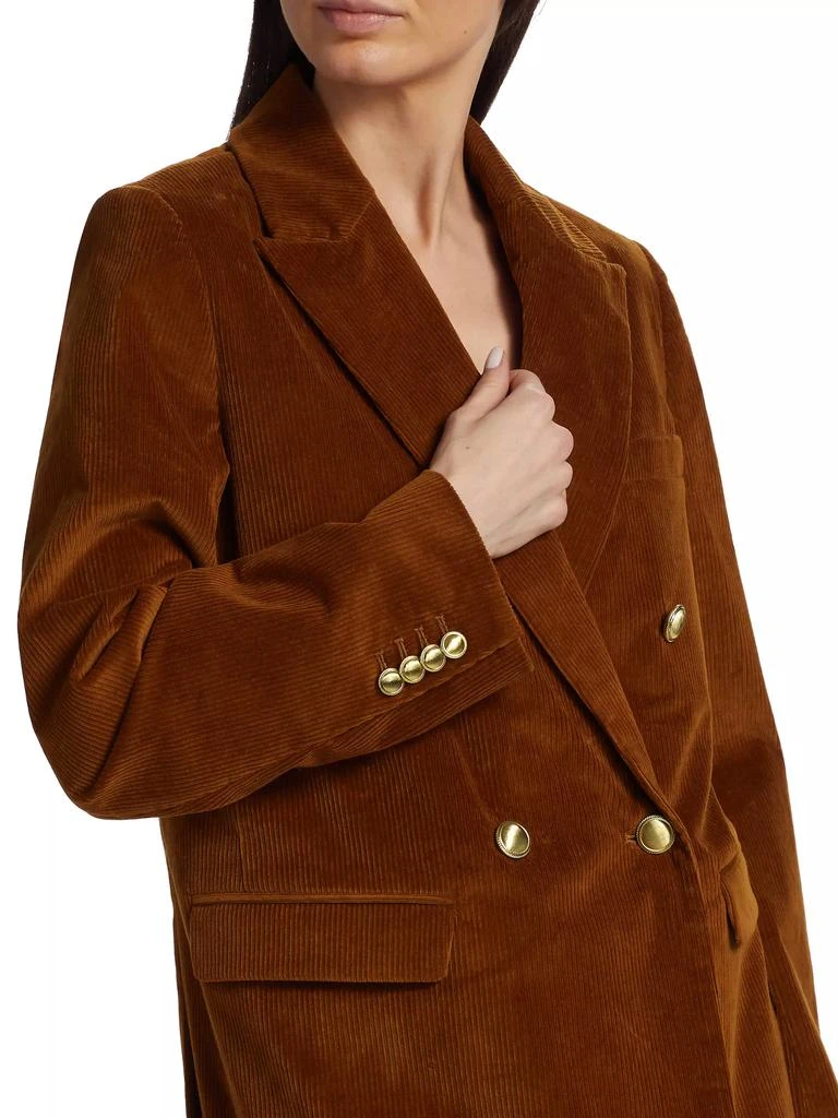 Rosetta Getty Double-Breasted Corduroy Blazer 6