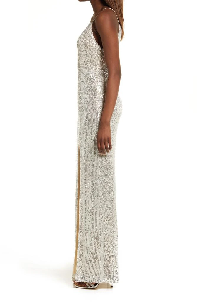 Speechless Sequin Side Slit Gown 3