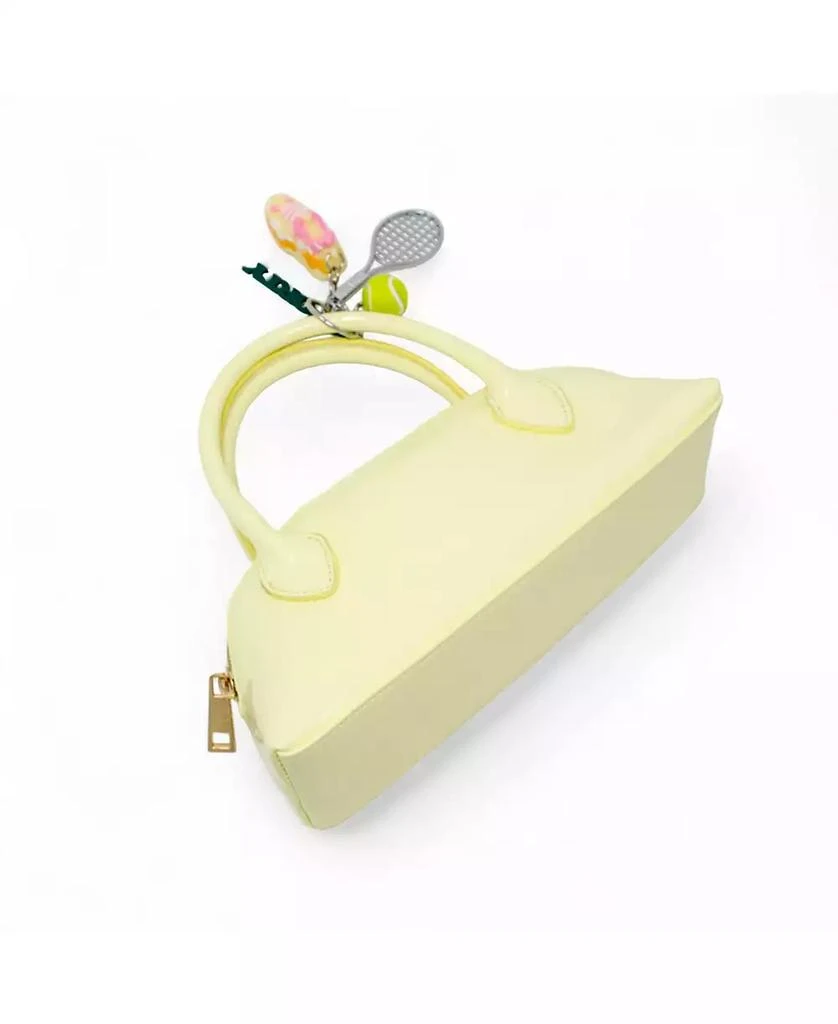 ZOMI GEMS Girls Sporty Charm Top Handle Bag, Yellow 5
