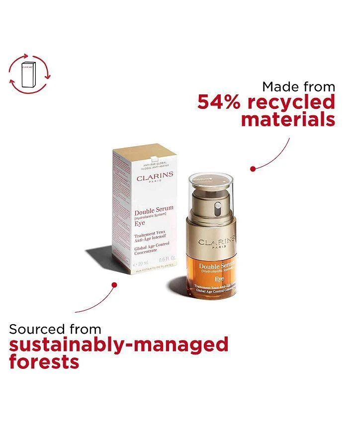 Clarins Double Serum Eye Firming & Hydrating Anti-Aging Concentrate 0.68 oz. 9