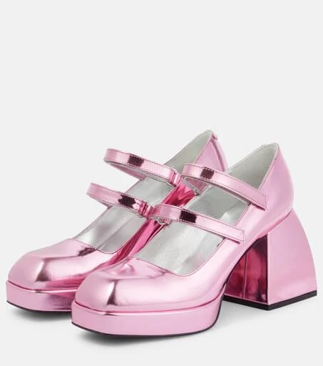 NODALETO Bulla Babies 90 leather Mary Jane pumps 5