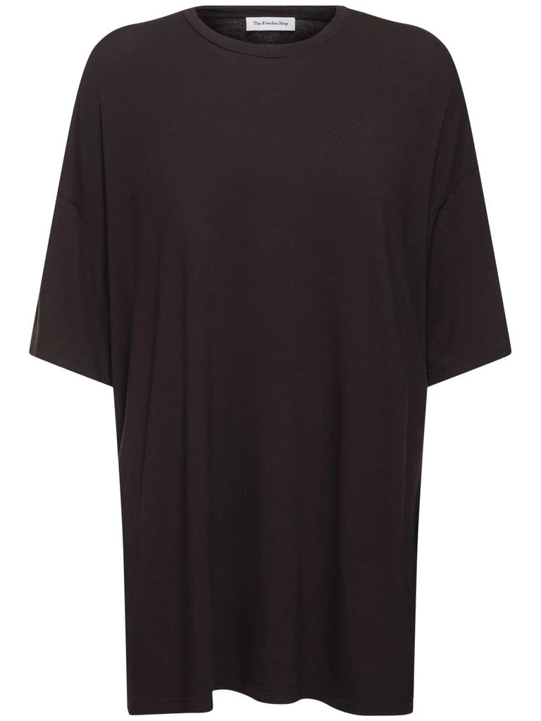 THE FRANKIE SHOP Ella Boxy Viscose T-shirt 1