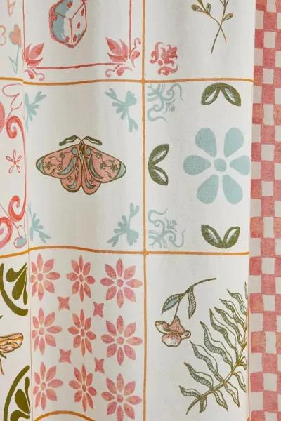 Urban Outfitters Mariana Tile Shower Curtain 2