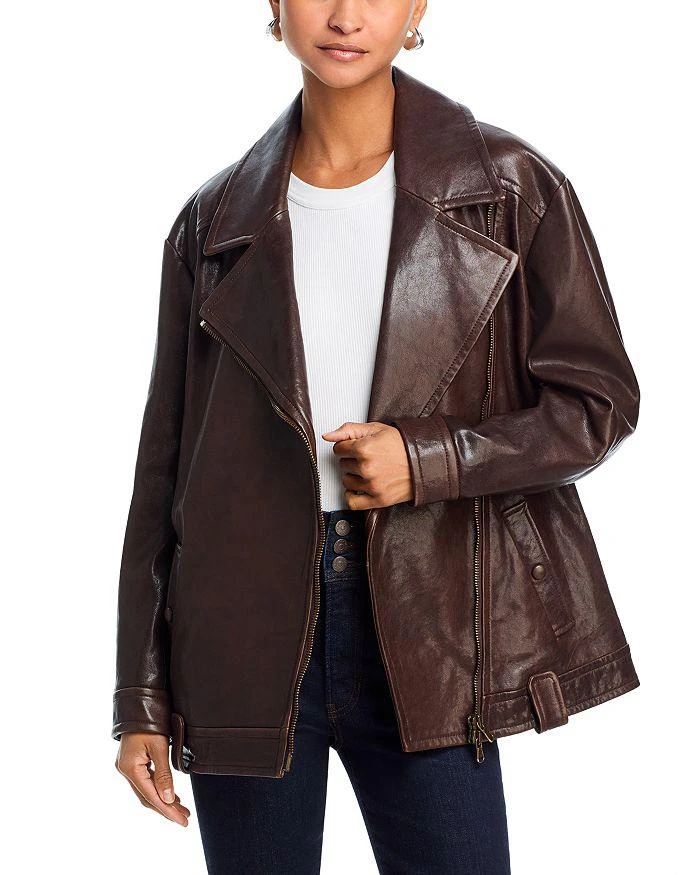 Thandie Leather Dickey Jacket – On Sale Now with Up to 40% Off